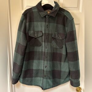 Plaid Green and Black Men's Jacket